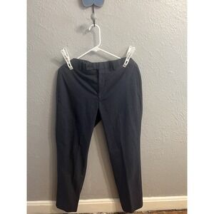 lauren ralph lauren Pants Mens 32x32 Blue & Black Flat Front Trousers